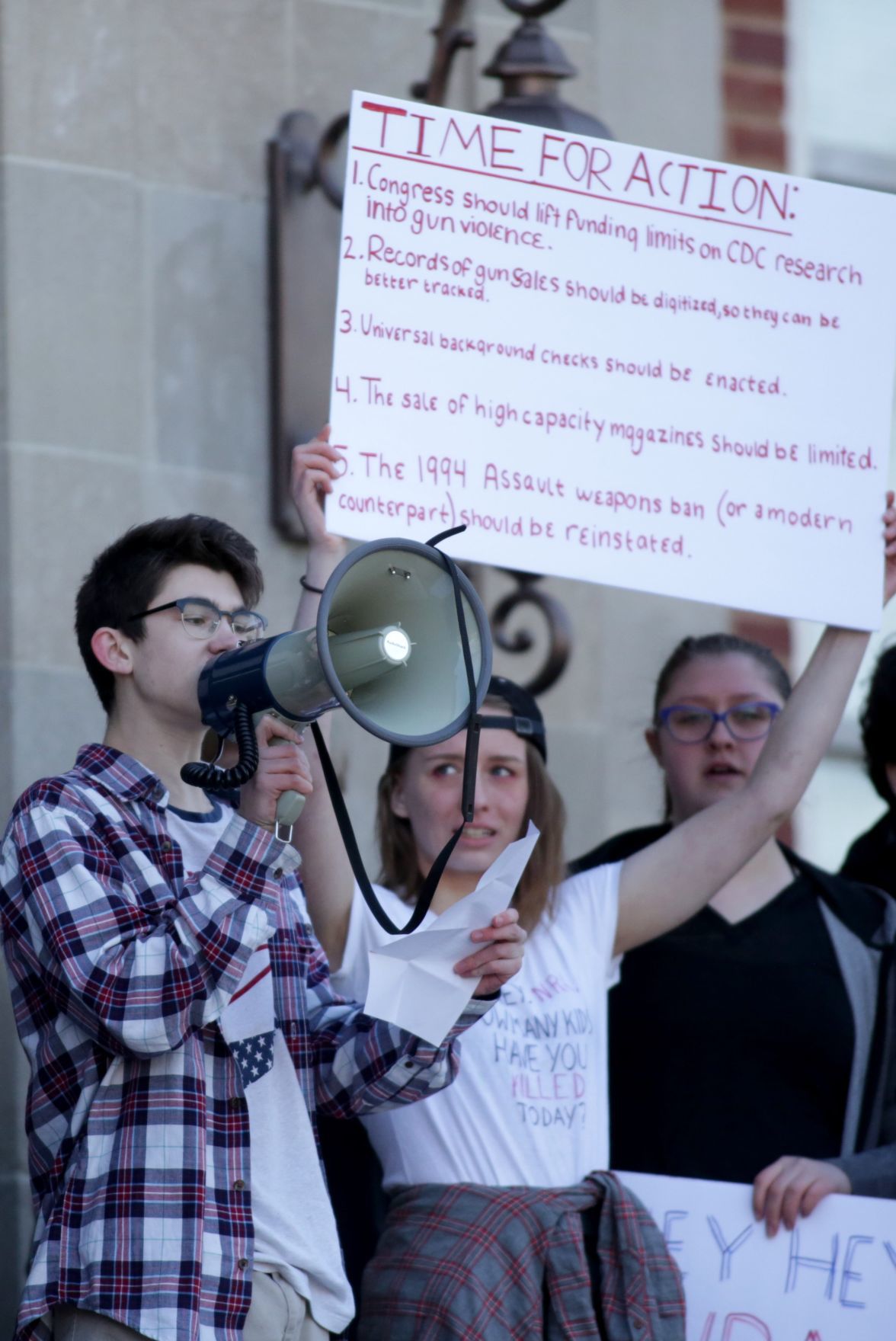 Webster Groves students walk out